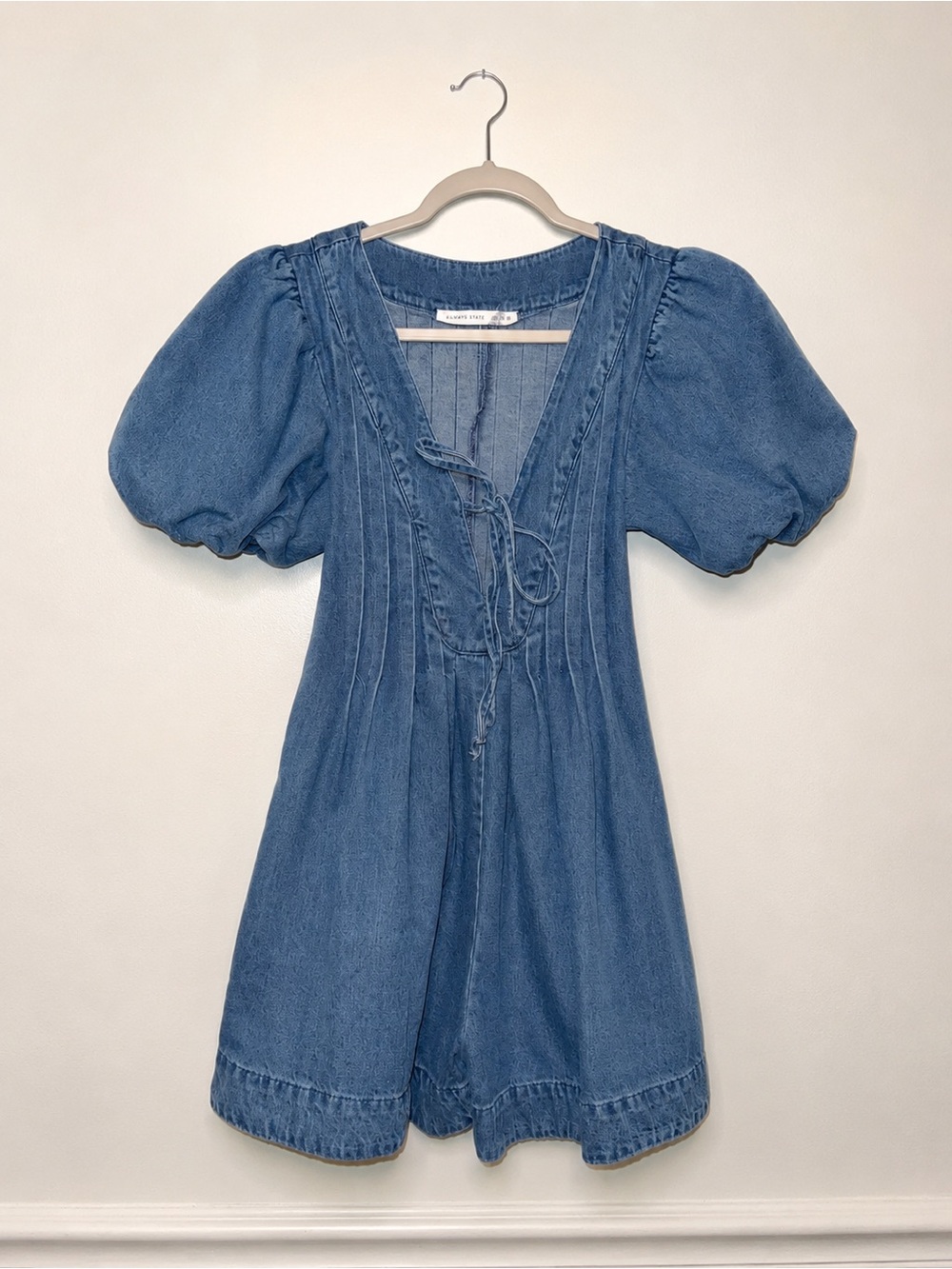 Altar'd State Blue Denim Romper - never worn! - Picture 3 of 4